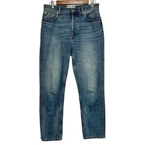 Everlane The 90's Cheeky Jean Organic Cotton Button Fly High Rise Denim Sz: 28R